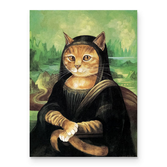 Meowna Lisa Wooden Puzzle