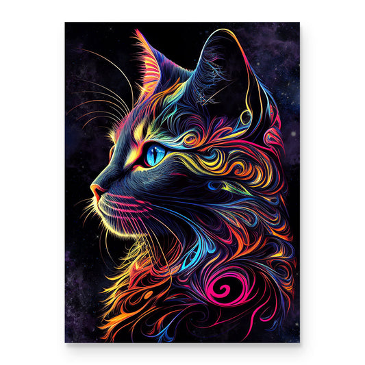 Stellar Feline Wooden Puzzle